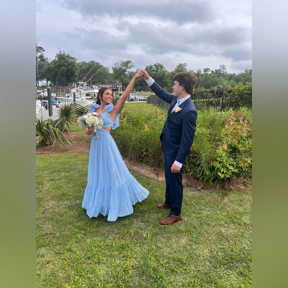 Elegant Light Blue Gown